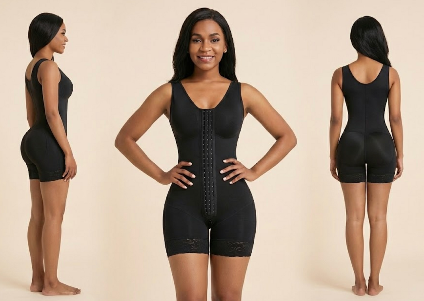 Colombian Faja Shapewear - Full Body Compression Bodysuit for Flat Stomach & Hourglass Shape