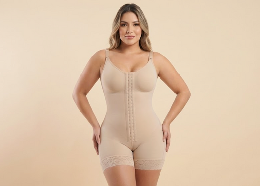 Colombian Faja Shapewear - Full Body Compression Bodysuit for Flat Stomach & Hourglass Shape