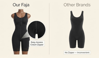 Colombian Faja Shapewear - Full Body Compression Bodysuit for Flat Stomach & Hourglass Shape